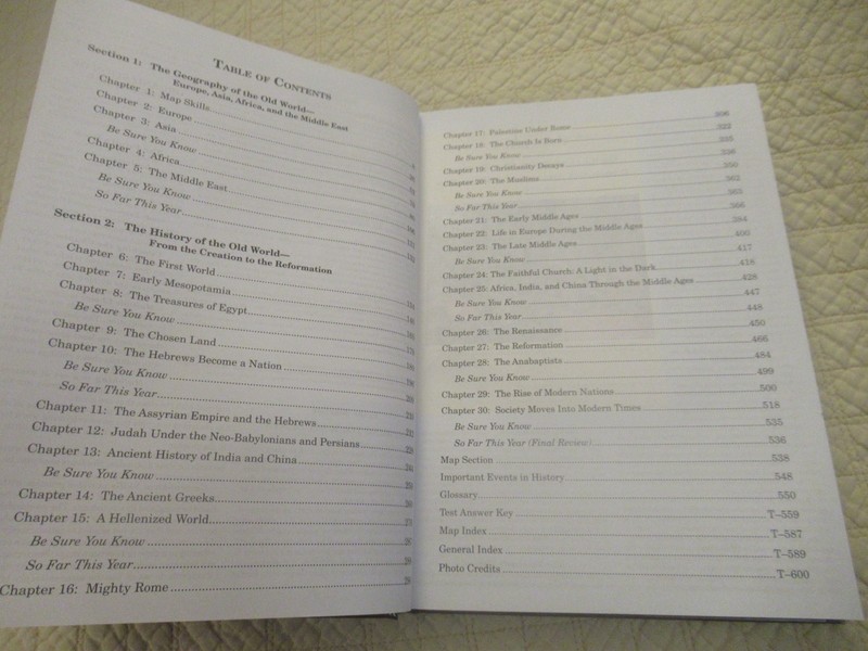 Rod & Staff History/Geography 7: Understanding The Old World Teachers Manual gallery