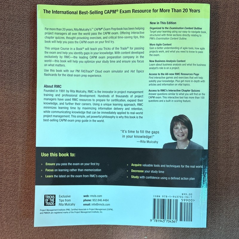 CAPM® Exam Prep, Fifth Edition Paperback gallery