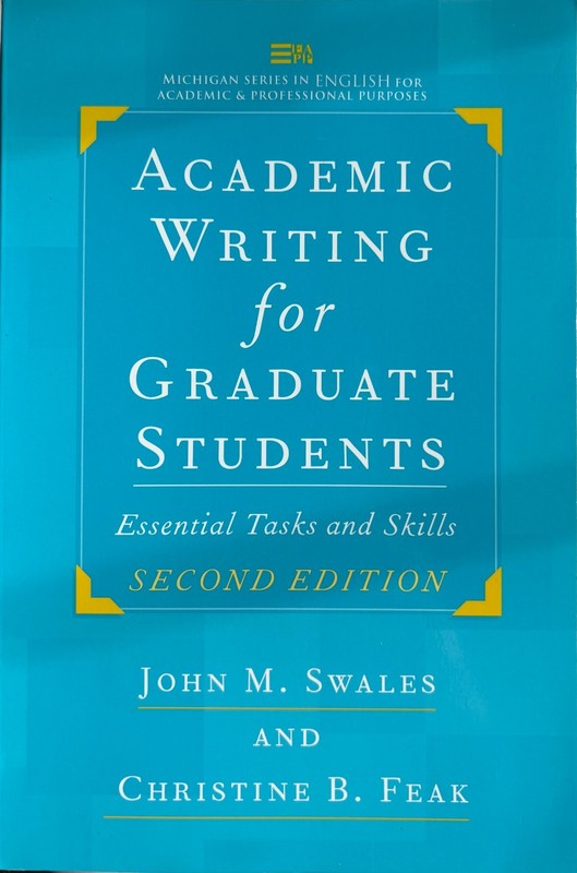Academic Writing For Graduate Students Book 2nd Edition Like New
