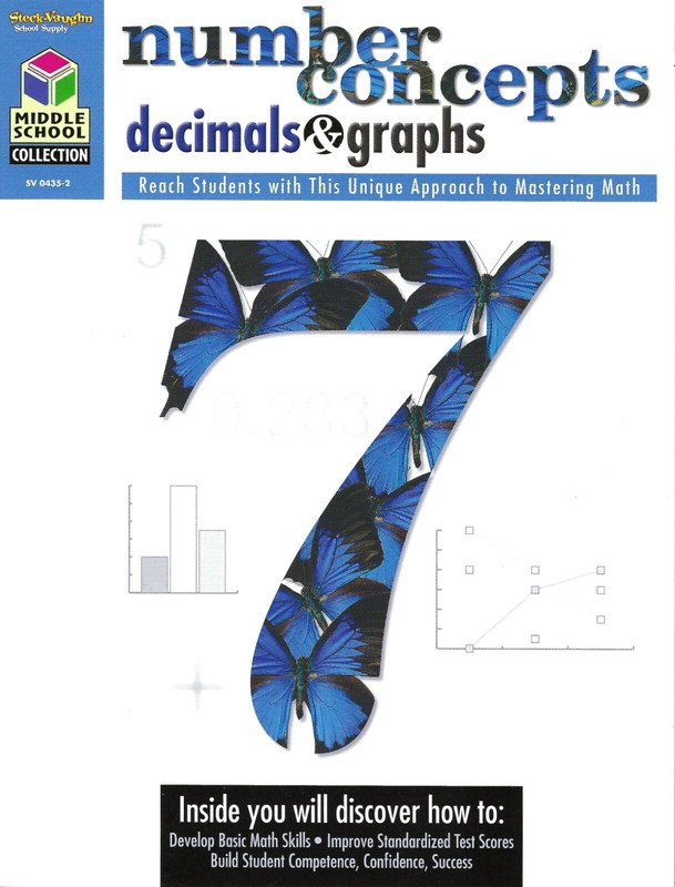 Middle School Math Collection: 4 books