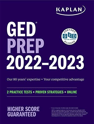 GED TEST PREP 2022-2023: 2 PRACTICE TESTS + PROVEN By Van Caren Slyke