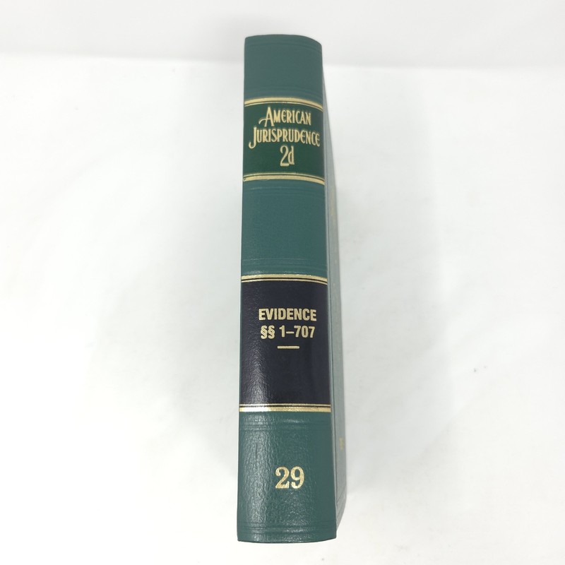 American Jurisprudence 2d State Federal Vol 29 EVIDENCE 1-707 1994 Hardcover
