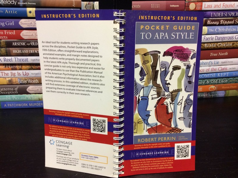 Pocket Guide to APA Style Perrin, Robert (Spiral-bound 2015) VG