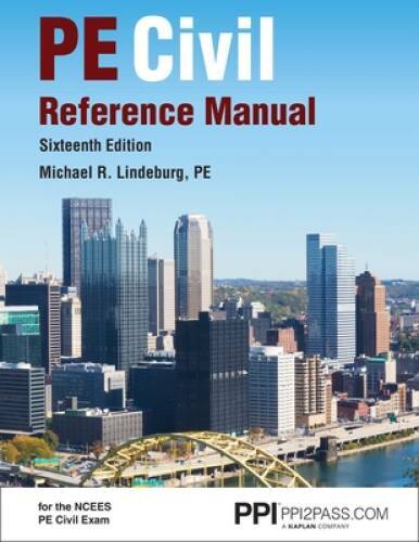 PE Civil Reference Manual – Hardcover By Lindeburg PE, Michael R. – VERY GOOD