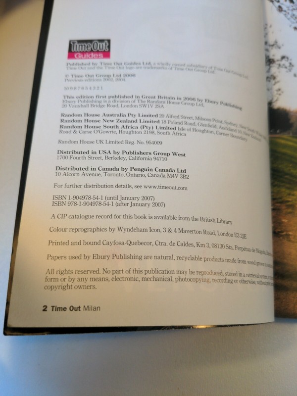 Time Out Milan (Time Out Guides) By Time Out gallery