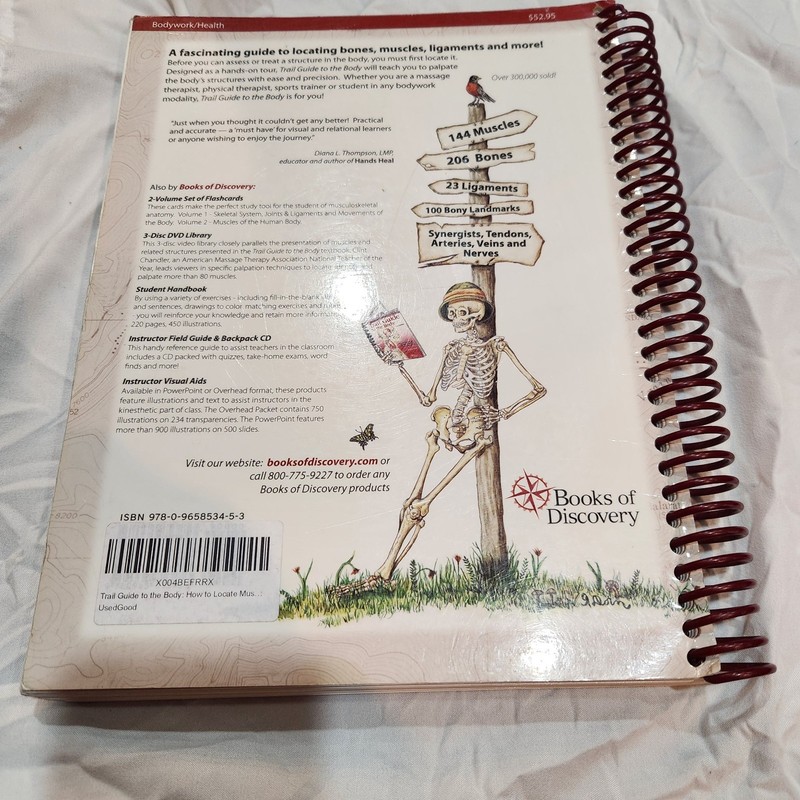 Trail Guide to the Body: How to Locate Muscles, Bones, More (3rd Edition) B007 gallery