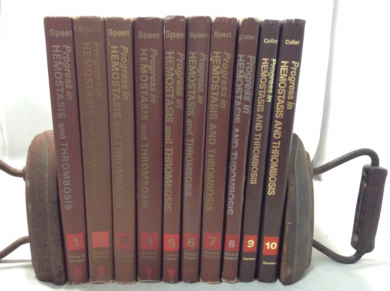 Progress in Hemostasis and Thrombosis 10 Volume Set 1970-1990 Rare Medical Set