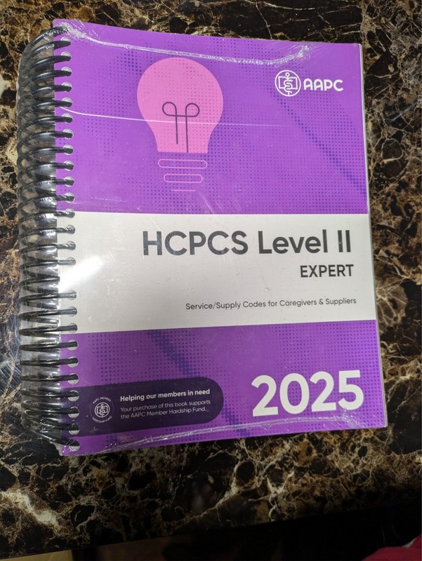 HCPCS 2025 Level II Professional Edition by AMA NEW SEALED
