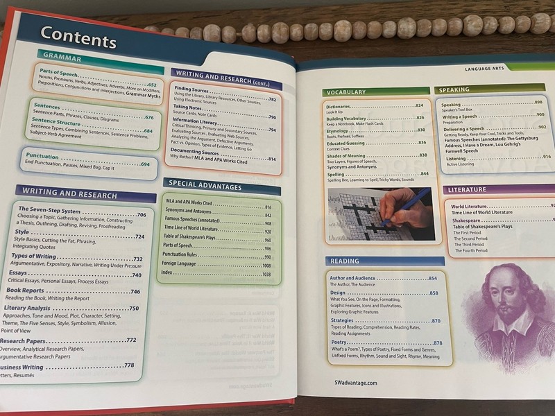 Southwestern Advantage Learning Textbook - Vol 4 History Language Arts Like New gallery