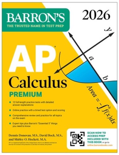 AP Calculus Premium, 2026: Prep Book with 12 Practice Tests + Comprehensive