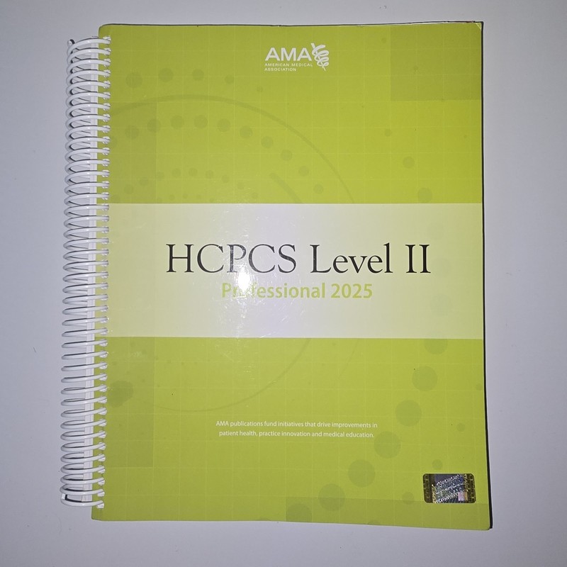 HCPCS 2025 Level II – Spiral-bound, by American Medical Association – Good