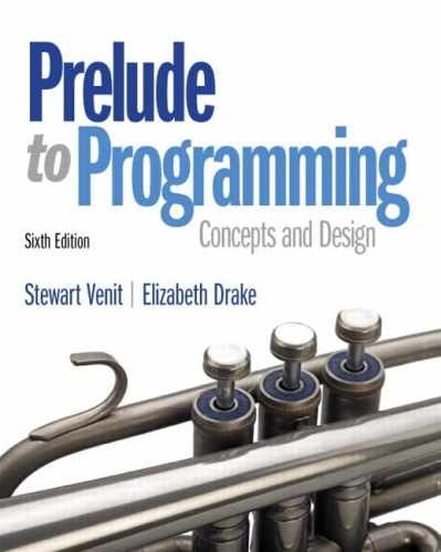 Prelude to Programming – Paperback, by Venit Stewart; Drake – Acceptable k