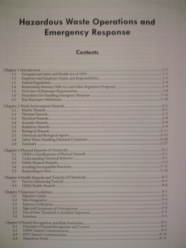 Hazardous Waste & Emergency Response Handbook 2007 ERC Compliance Course Book gallery