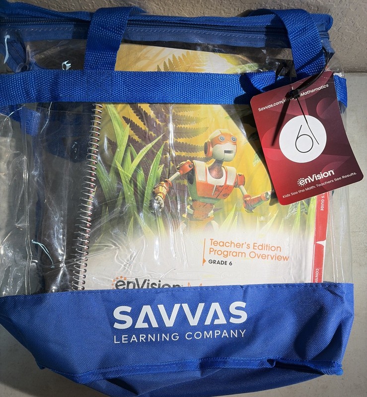 Teachers & Student Edition Set enVision Mathematics Grade 6 By Savvas 2027