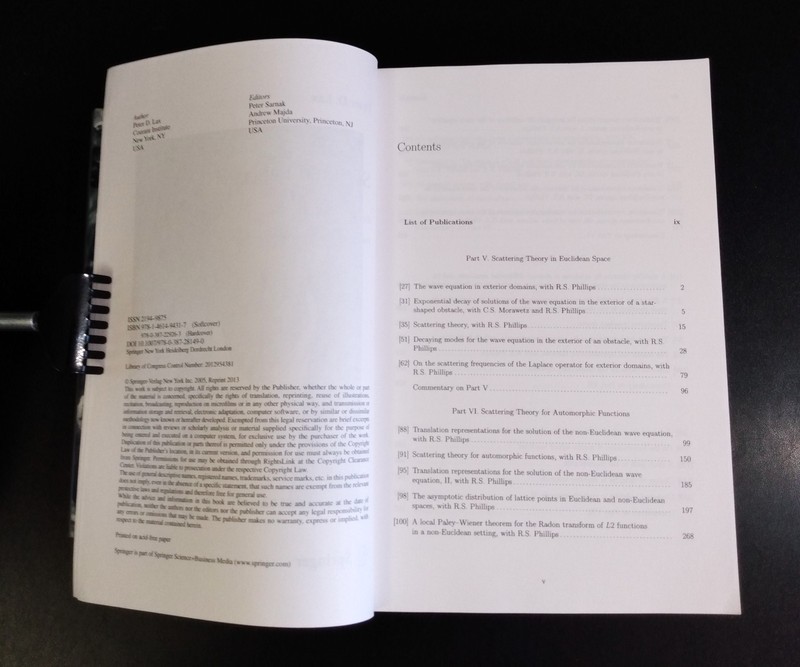 SELECTED PAPERS II (Springer Collected Works in Mathematics) - Sarnack, Lax, etc gallery