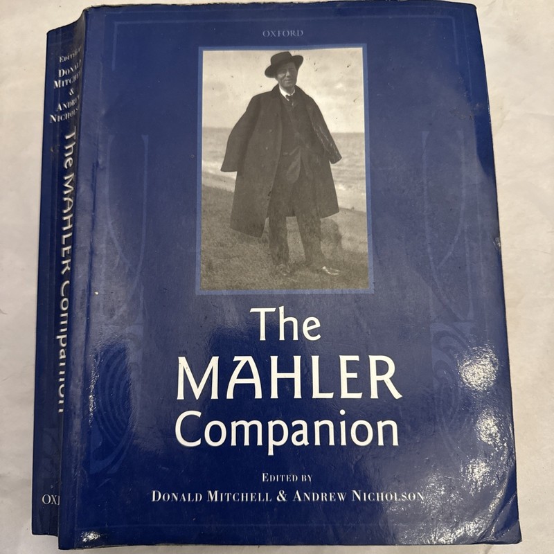 The Gustav Mahler Companion Hardcover Book Song Music History Reference 1st Ed.