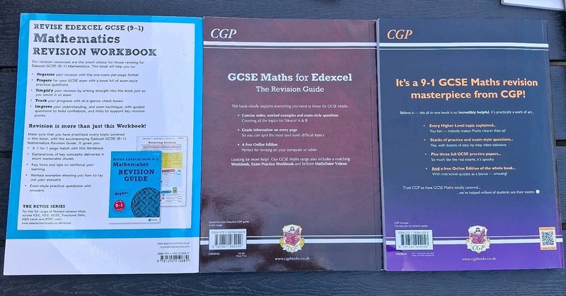 3 GCSE Higher Mathematics Revision Textbooks - CGP & Pearson - Edexcel gallery