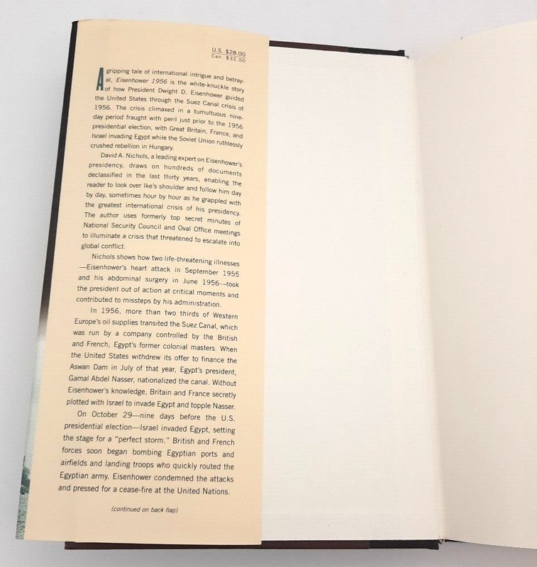 Eisenhower 1956 Suez and the Brink of War David A. Nichols History HCDJ gallery