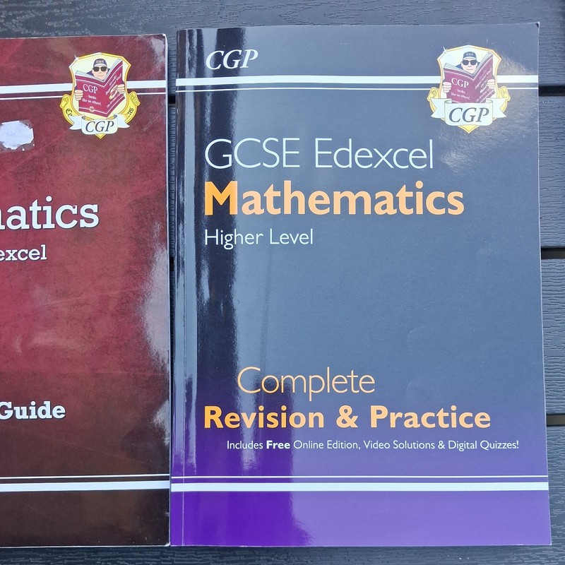 3 GCSE Higher Mathematics Revision Textbooks - CGP & Pearson - Edexcel gallery