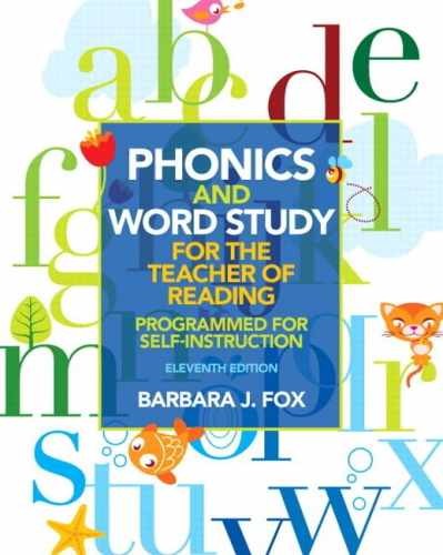 Phonics and Word Study for the – Paperback, by Fox Barbara – Acceptable n