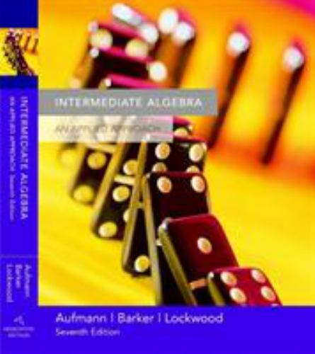 Intermediate Algebra : An Applied Approach by Vernon C. Barker, Joanne S….