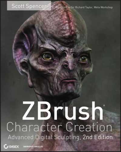 ZBrush Character Creation: Advanced – Paperback, by Spencer Scott – Very Good c