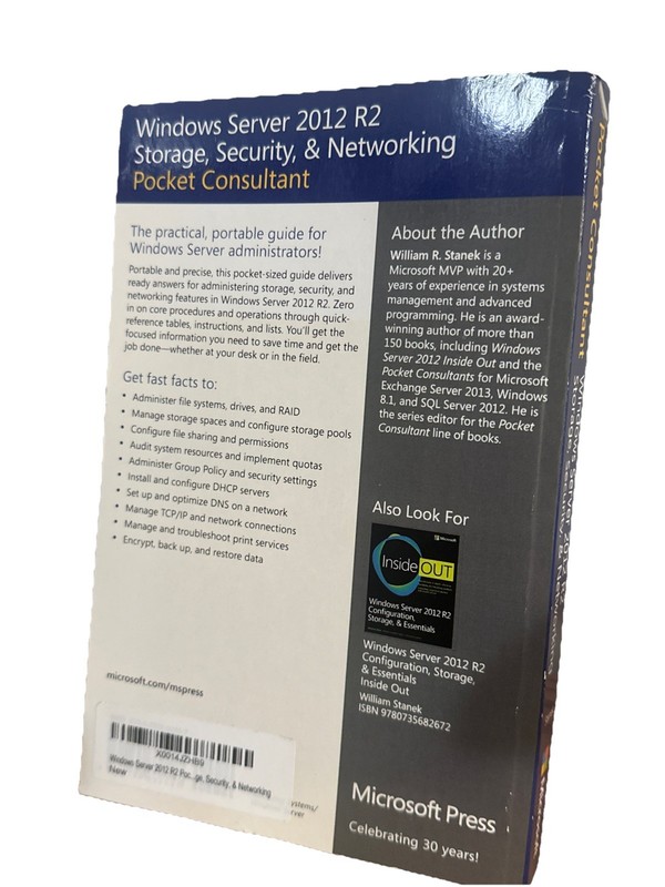 Windows Server 2012 R2 Pocket Consultant: Storage Security Networking Stan gallery