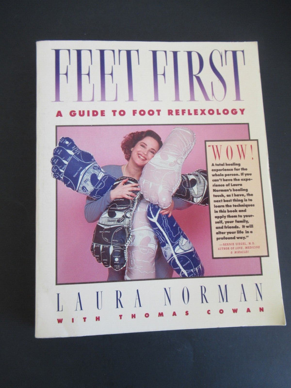 FEET FIRST – A GUIDE TO FOOT REFLEXOLOGY BY LAURA NORMAN 1968a