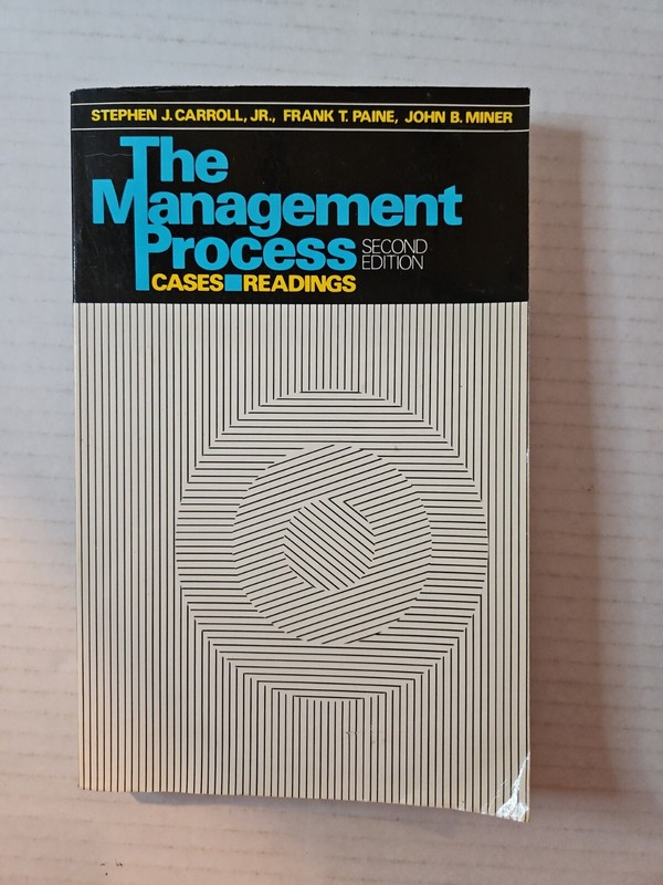 The Management Process: Cases and Readings | Buch GUT