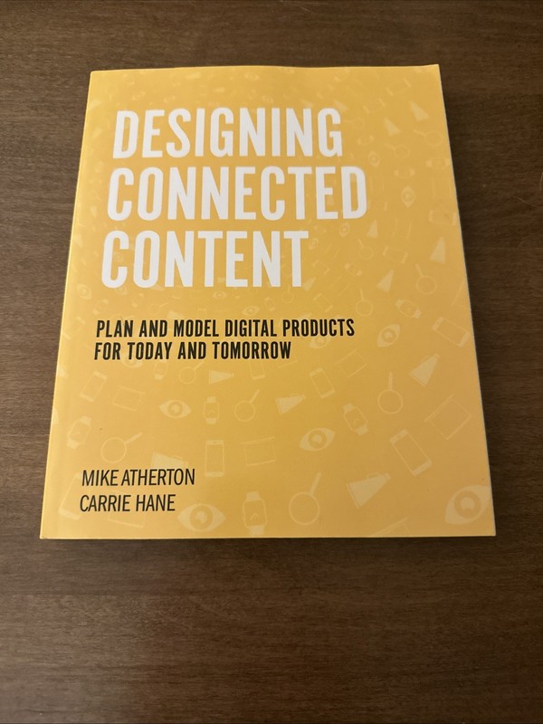 Designing Connected Content by Carrie Hane VERY GOOD NO WRITING PROMPT SHIPPING