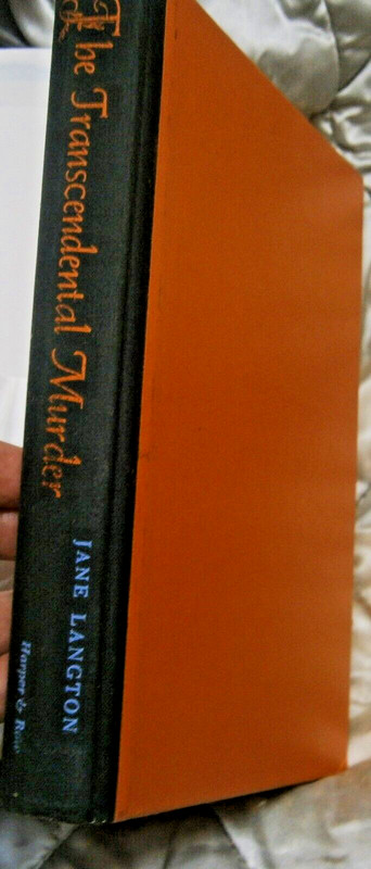 Unique signed Jane Langton 1st HB ed 1st book "The Transcendental Murder" gallery