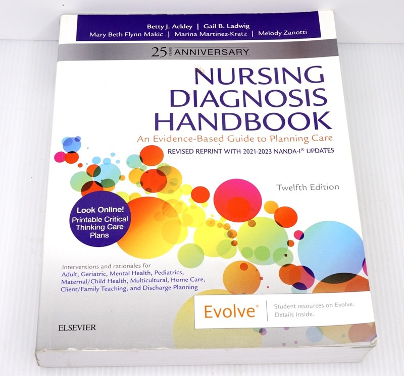 Nursing Diagnosis Handbook Revised 12th Edition Elsevier With Unscratched Code