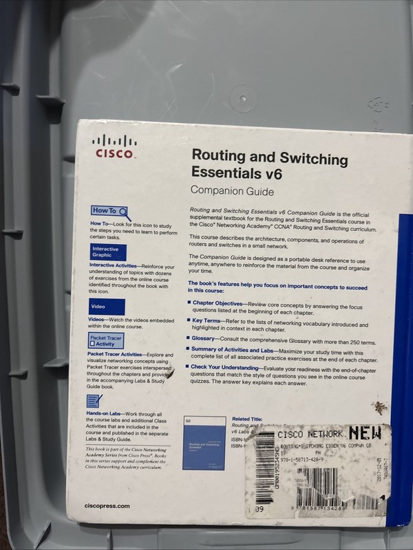 Companion Guide Ser.: Routing and Switching Essentials V6 Companion Guide by... gallery