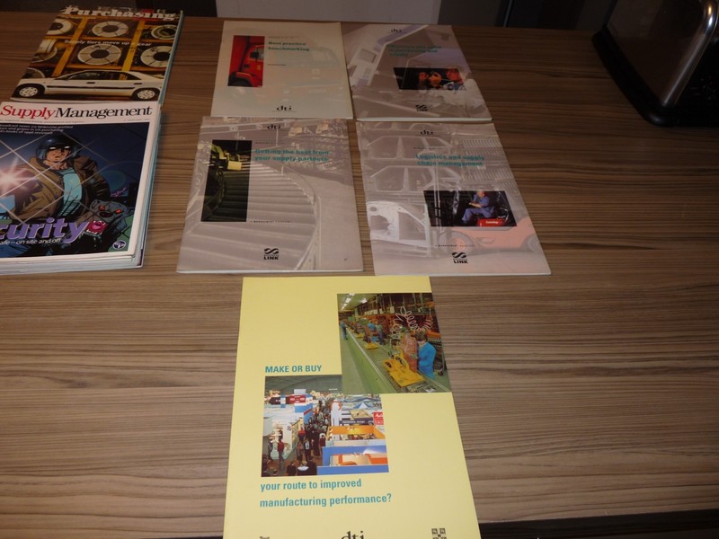 Supply Management Magazines & DTI Leaflets 1990s Purchasing Chain Logistics CIPS gallery