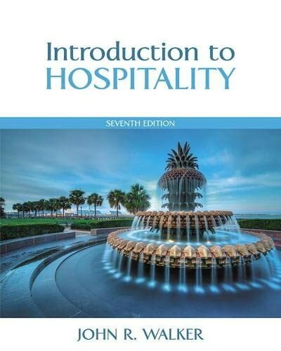 Introduction to Hospitality by Walker, John (Hardcover)