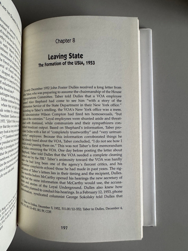 THE VOICE OF AMERICA AND THE DOMESTIC PROPAGANDA BATTLES -2000-HARDCOVER BOOK gallery