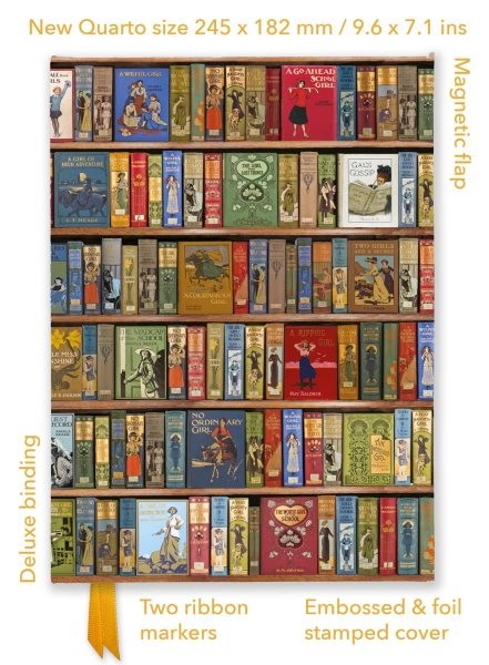Bodleian Libraries : High Jinks Bookshelves Foiled Quarto Journal, Hardcover …