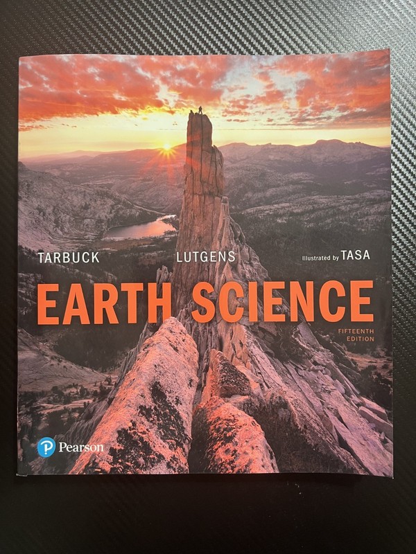 Earth Science Hardback Textbook Book Tarbuck Lutgens