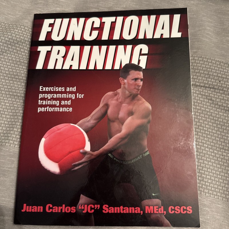 Paper Book Functional Training by Juan Carlos JC Santana softback 270 page A4