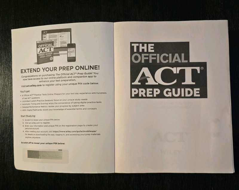 Official ACT Prep Guide 2023–2024 Test Prep Book NO Online Access gallery