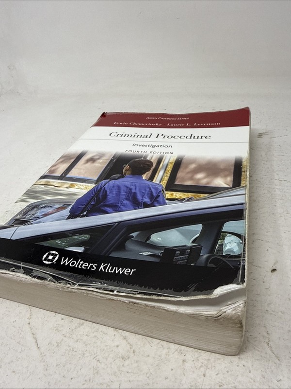 Criminal Procedure : Investigation 4th Edition, Chemerinsky & Levenson gallery