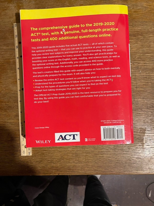 The Official ACT Prep Guide 2019-2020, (Book + 5 Practice Tests + Bonus Onli... gallery