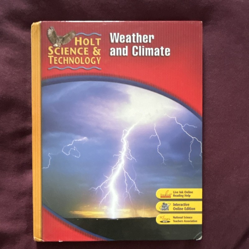Holt Science & Technology Weather and Climate Hardcover Textbook 0-03-050073-7