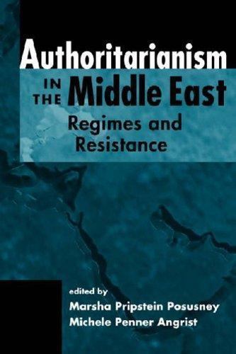 Authoritarianism In The Middle East: Regimes And Resistance