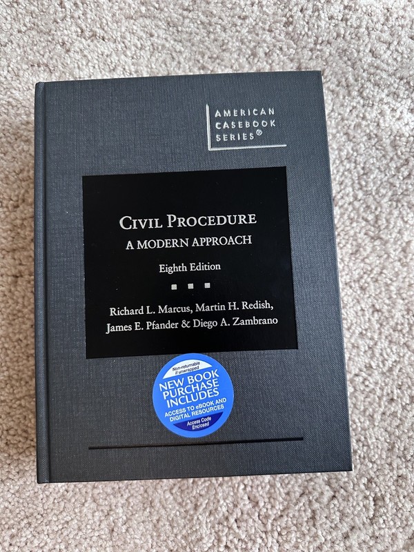 Civil Procedure: A Modern Approach 8th Edition Richard L. Marcus, Redish