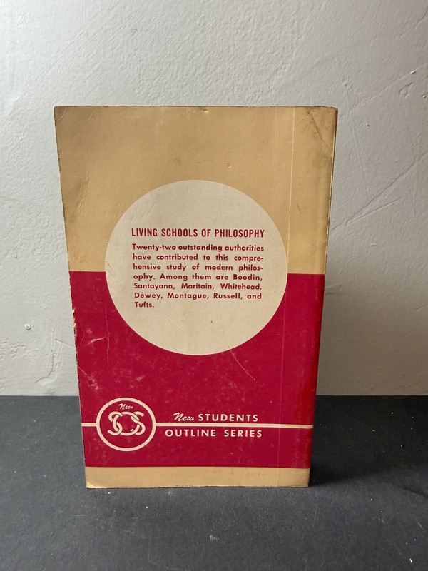 Living Schools of Philosophy Dagobert D. Runes 1962 Littlefield Adams Paperback gallery