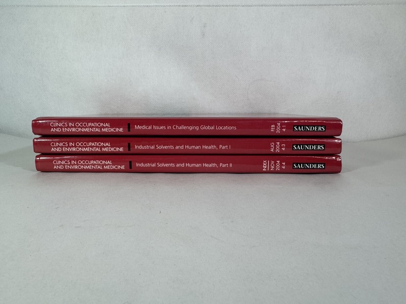 Clinics In Occupational And Environmental Medicine Volume 4 Book Numbers 1/3/4 gallery