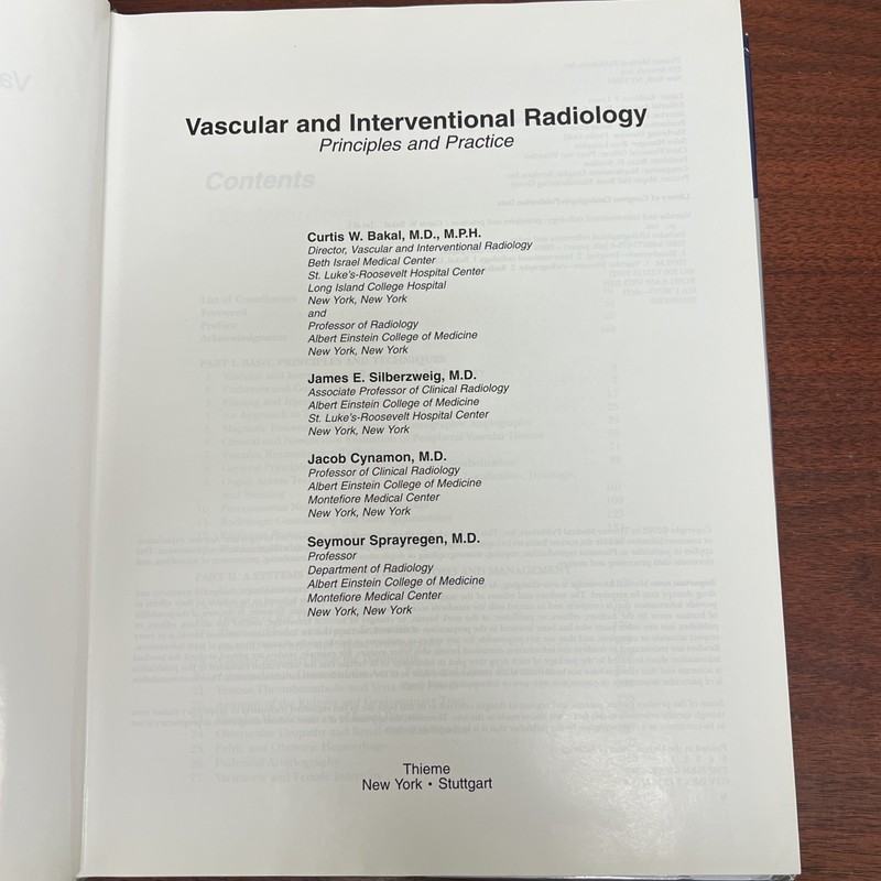 Vascular and Interventional Radiology : Principles and Practice by Jakob Cynamon gallery