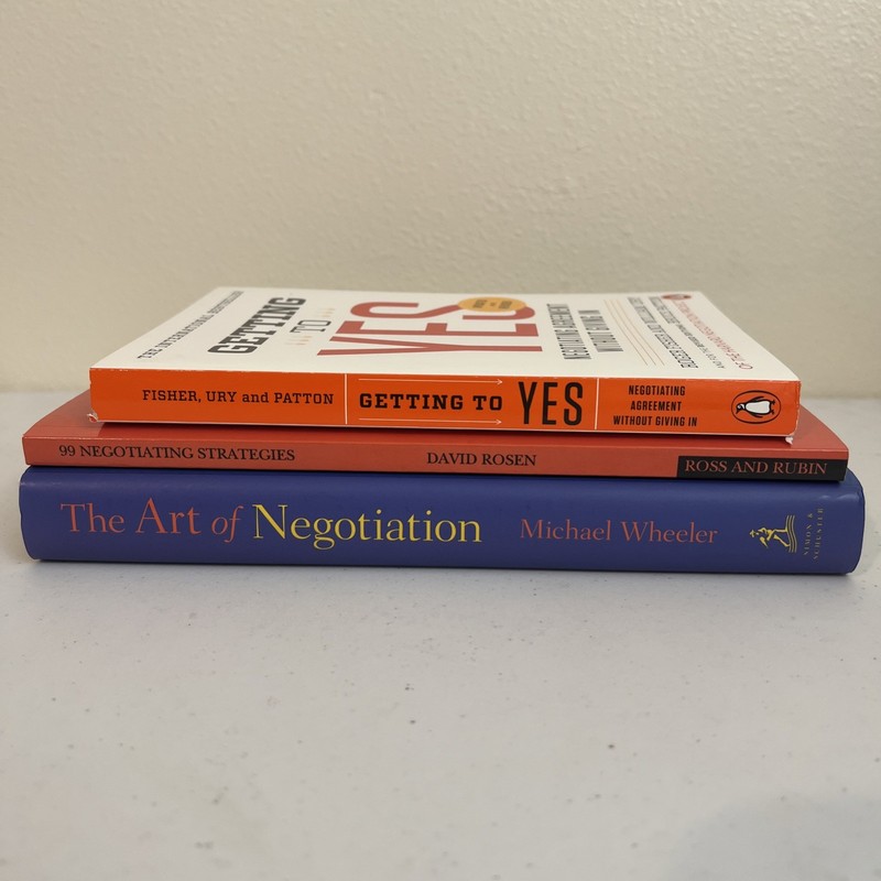 Negotiation & Deal-Making Book Bundle – 3 Book Lot Harvard Business Wall Street gallery