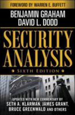 Security Analysis: Sixth Edition, by David Dodd HCDJ